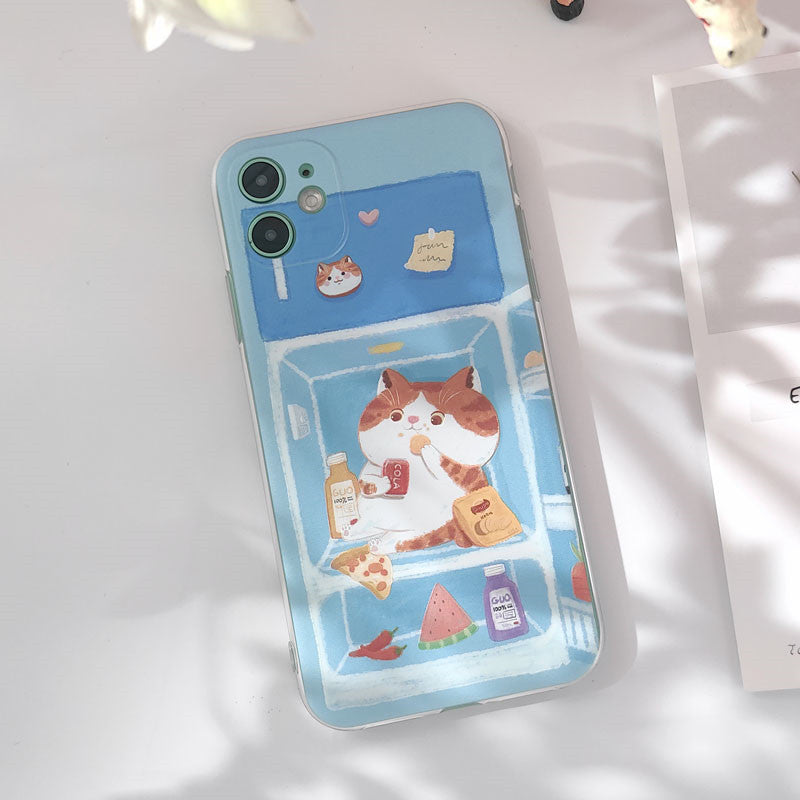 Small Fresh Cat Phone Case Net Red Girl Soft Shell