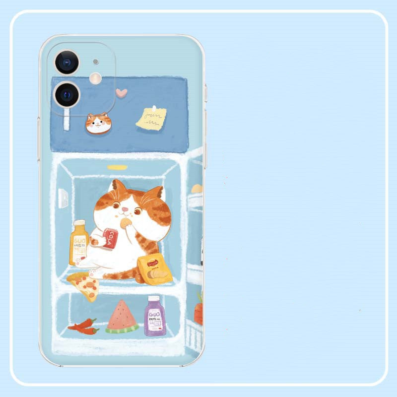 Small Fresh Cat Phone Case Net Red Girl Soft Shell