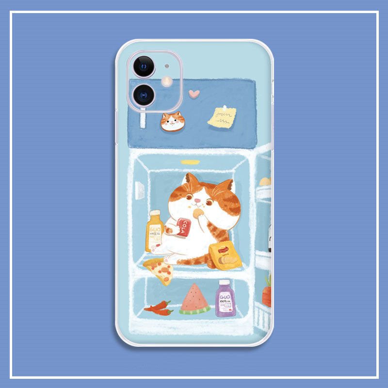 Small Fresh Cat Phone Case Net Red Girl Soft Shell