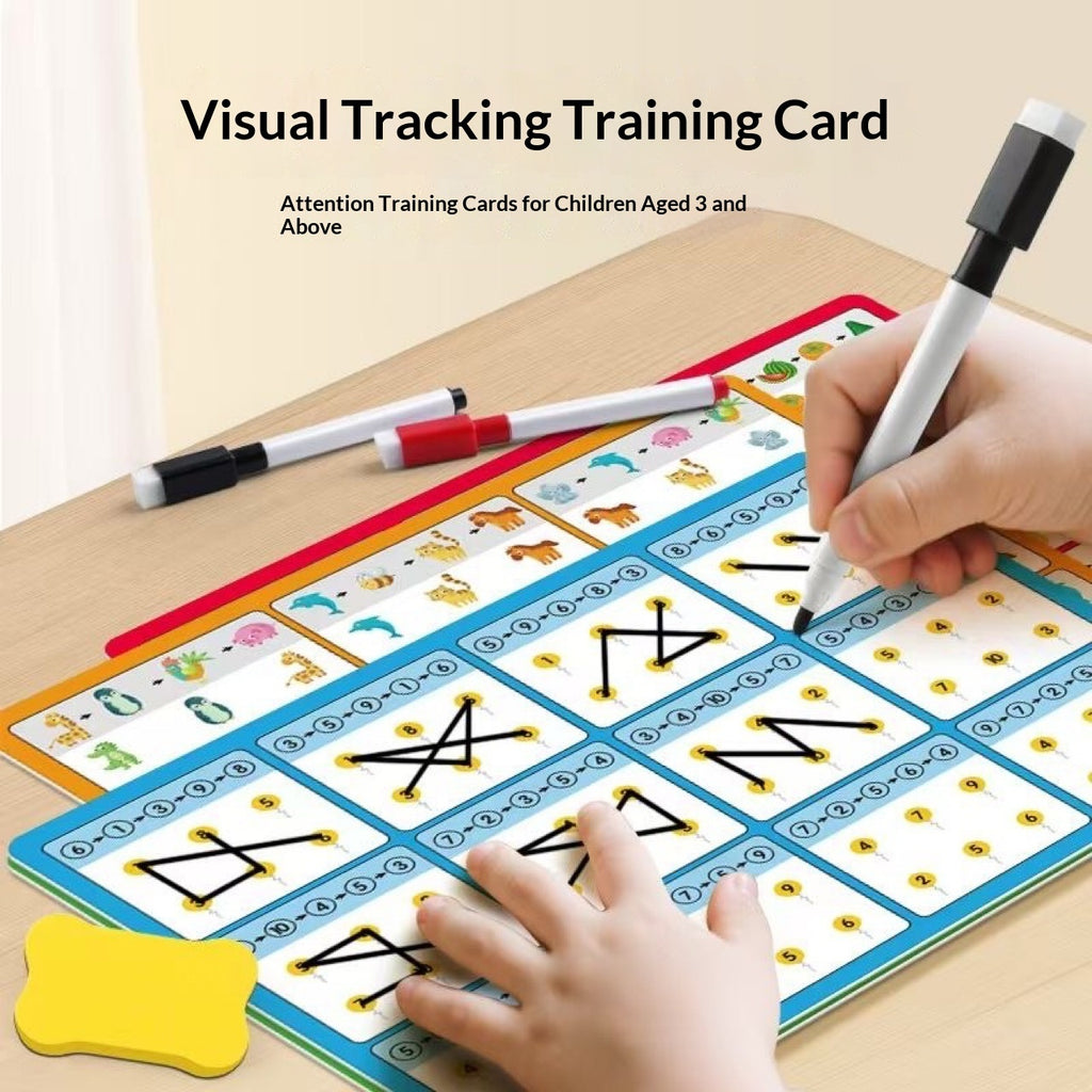Visual Tracking Concentration Attention Training Kids Memory Match Game Kindergarten Educational Toy For Babies