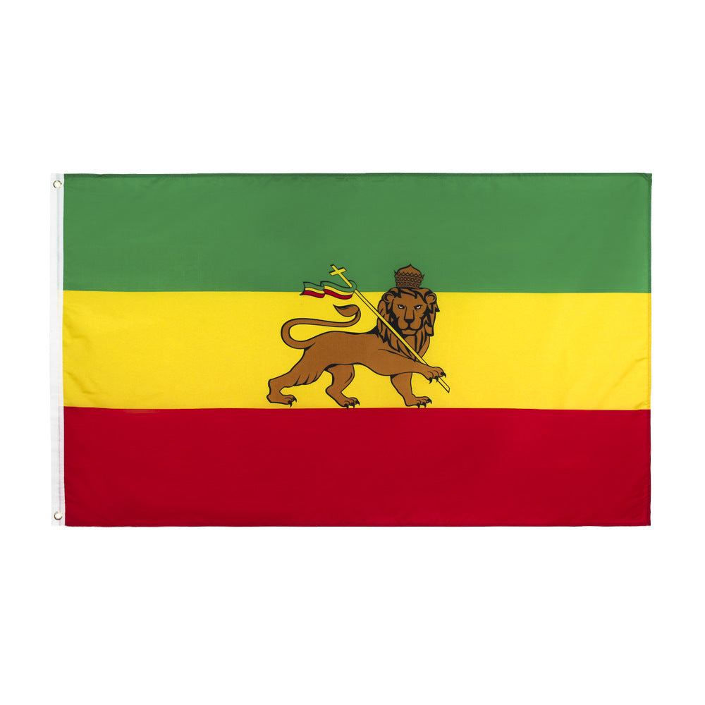 Ethiopian Lion 90 150cm Flag