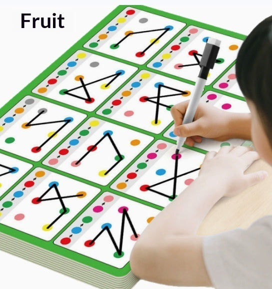 Visual Tracking Concentration Attention Training Kids Memory Match Game Kindergarten Educational Toy For Babies