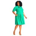 Best Selling Patchwork Bow Oversized Dress
